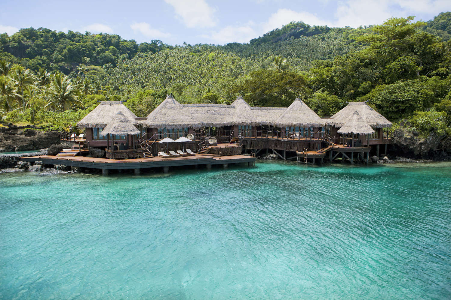 The como laucala overwater villa