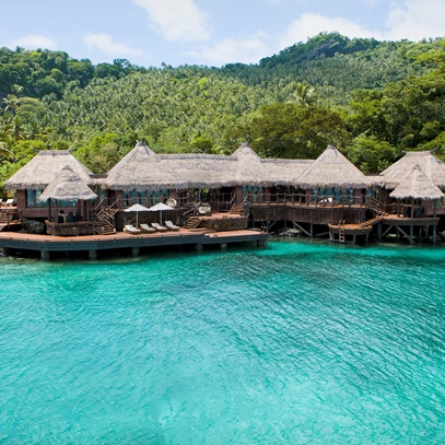The como laucala overwater villa
