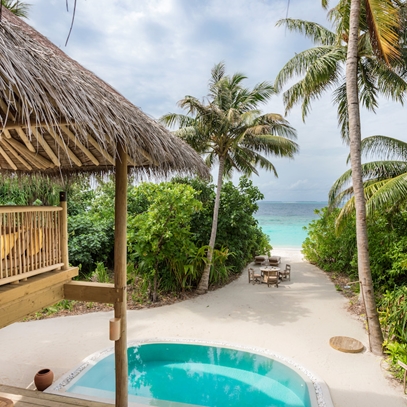 A crusoe residence with pool view