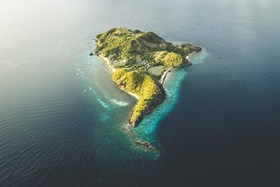 Apo Island Aerial Photo